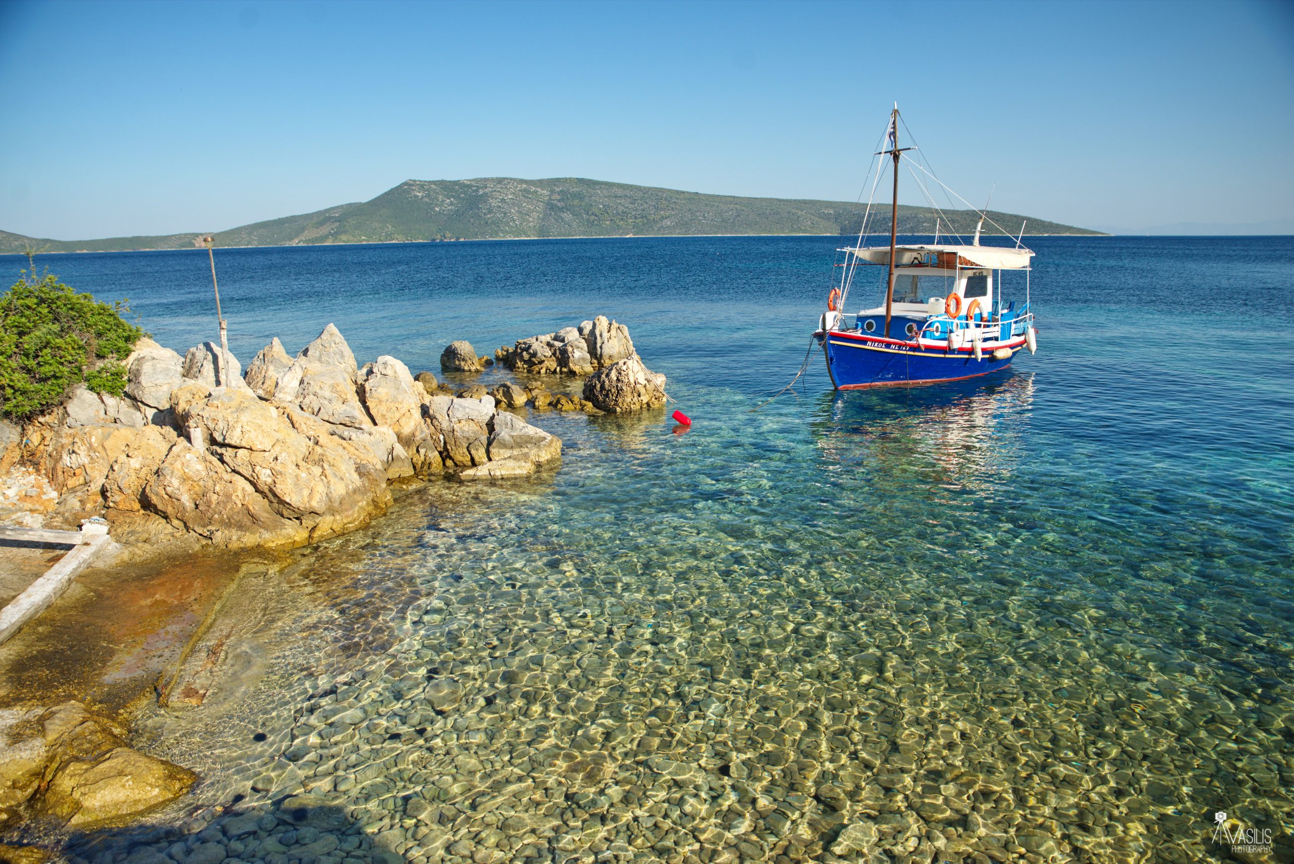 Θαλάσσια μετακίνηση με σκάφος στην Αλόννησο